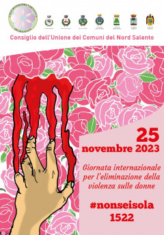 25 NOVEMBRE 2023 GIORNATA INTERNAZIONALE CONTRO LA VIOLENZA SULLE DONNE